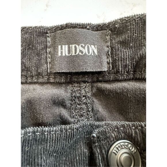 Hudson Black Corduroy Skinny Pants Size 8 - Picture 6 of 7